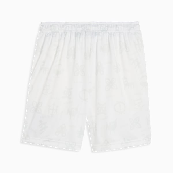 Ghana All-Over Print 6" Shorts Unisex, PUMA White-PUMA Black, extralarge-GBR